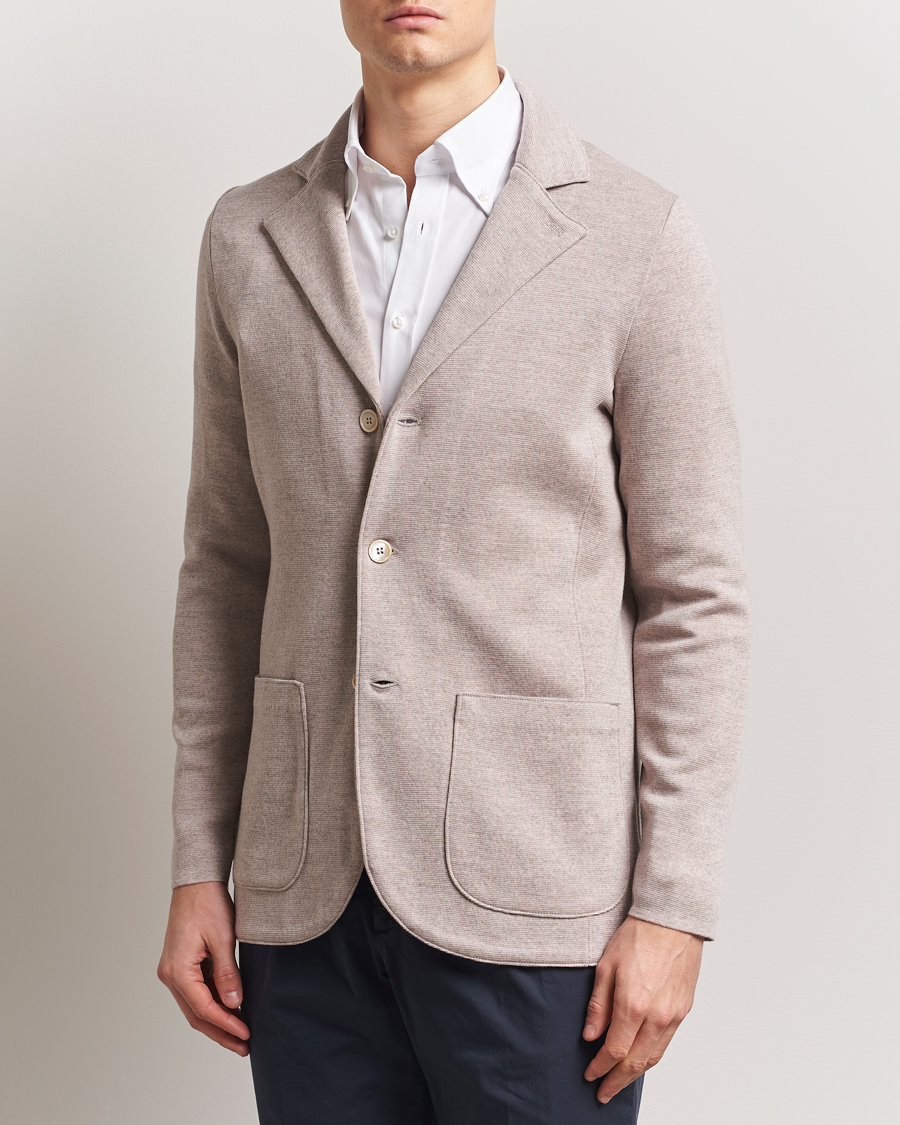 Mies | Pikkutakit | Stenströms | Milano Knitted Blazer Beige