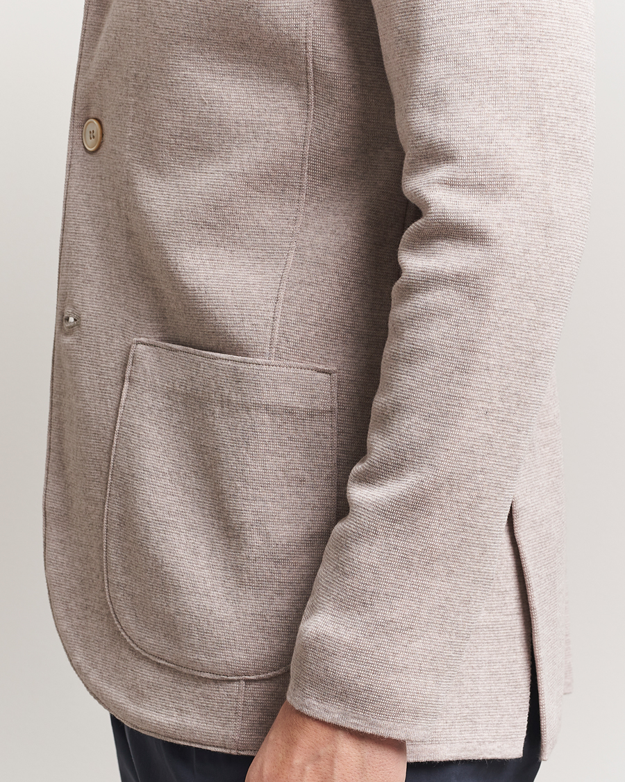 Mies | Pikkutakit | Stenströms | Milano Knitted Blazer Beige