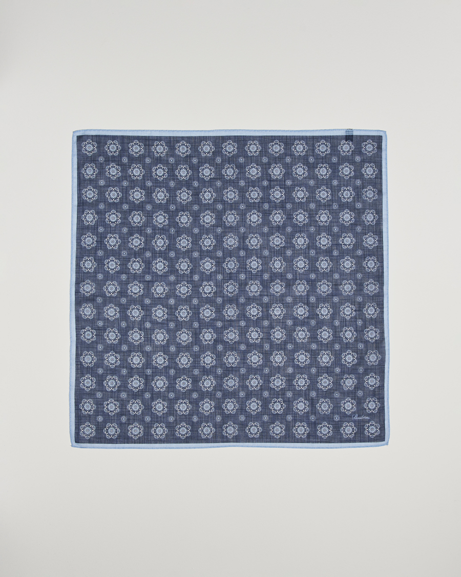 Mies | Stenströms Printed Cotton Bandana Navy | Stenströms | Printed Cotton Bandana Navy