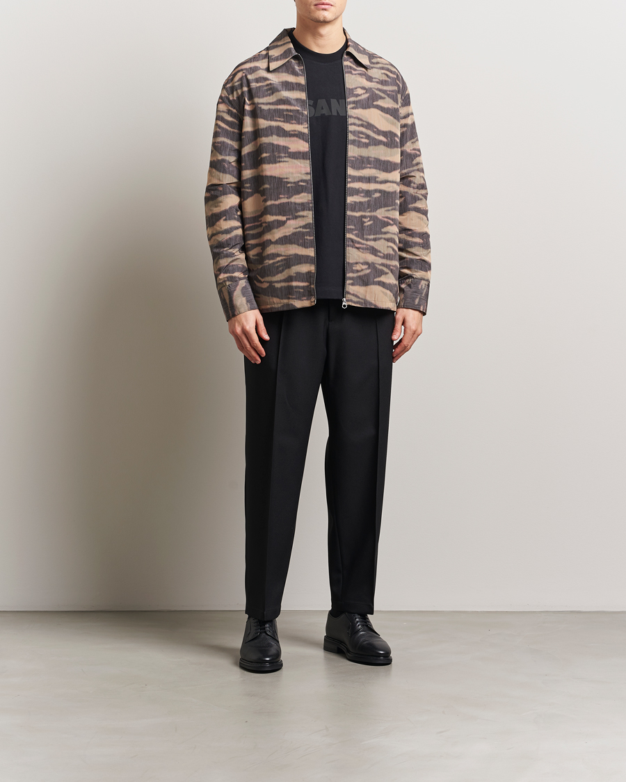 Mies | Housut | Jil Sander | Regular Fit Gabardine Trousers Black