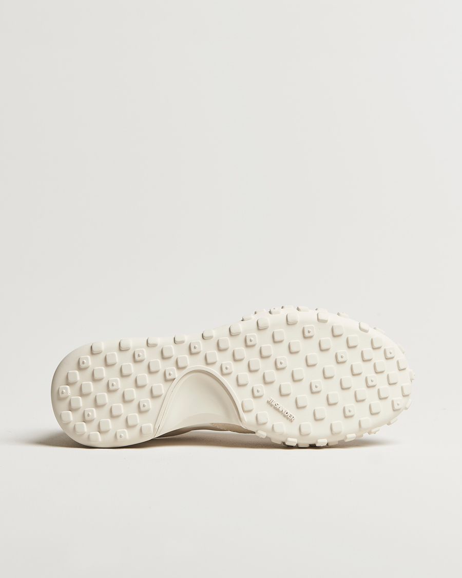 Mies | Jil Sander Nylon/Suede Running Sneaker Off White | Jil Sander | Nylon/Suede Running Sneaker Off White