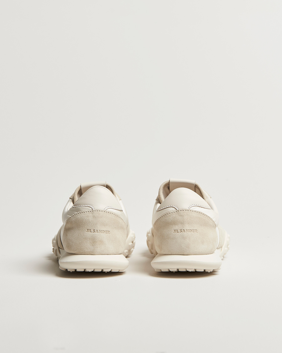 Mies | Jil Sander Nylon/Suede Running Sneaker Off White | Jil Sander | Nylon/Suede Running Sneaker Off White