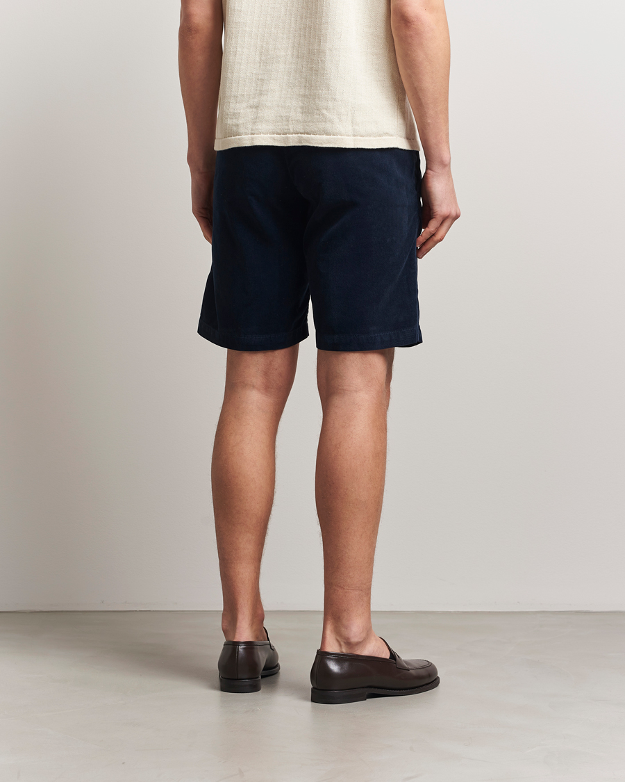 Mies | Shortsit | Massimo Alba | Vela Baby Corduroy Shorts Navy