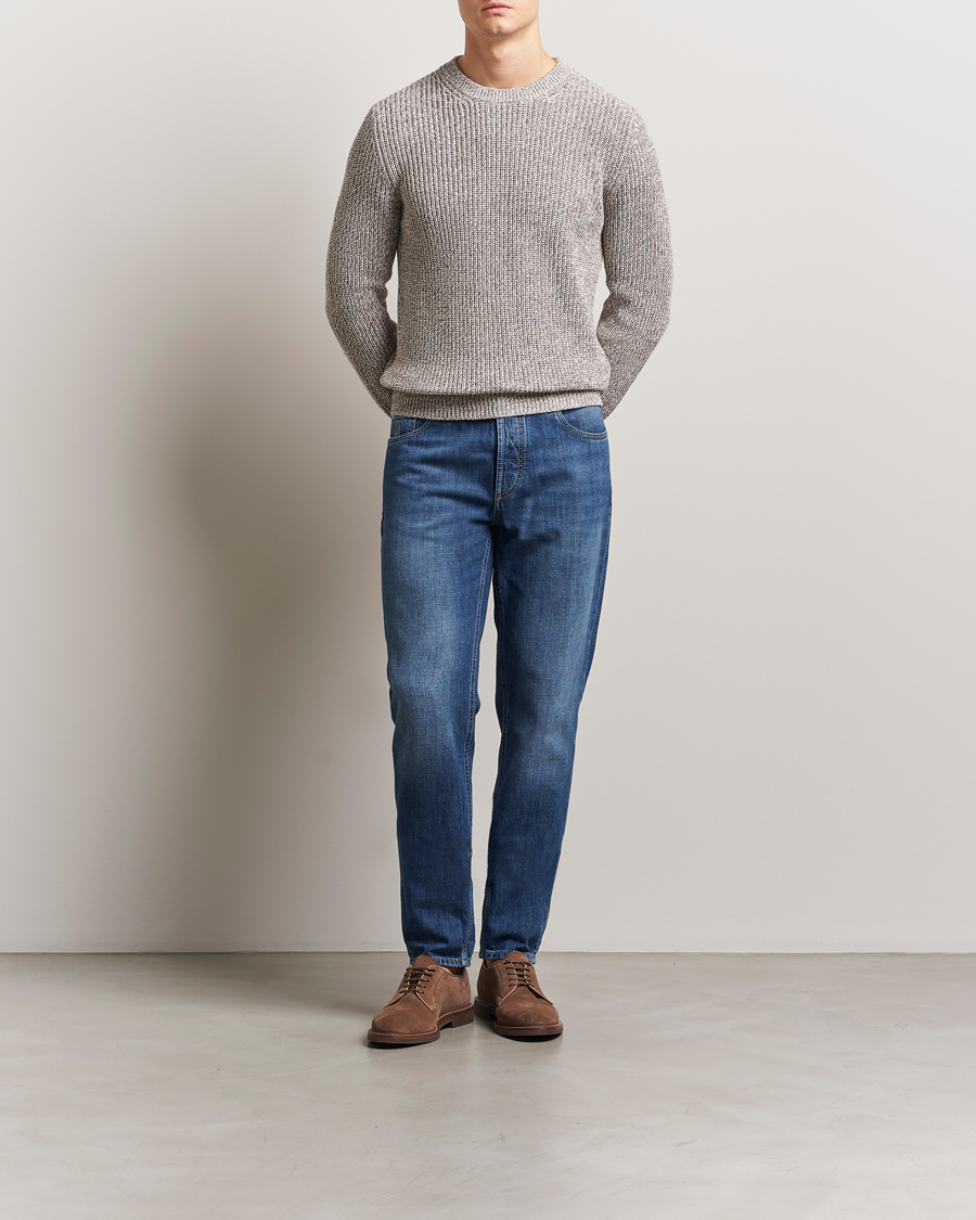 Mies | Housut | Brunello Cucinelli | Traditional Fit Jeans Medium Wash