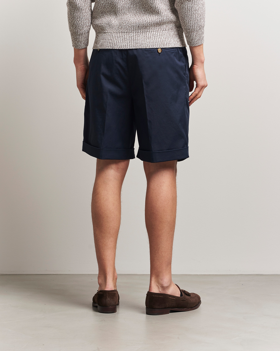 Mies | Shortsit | Brunello Cucinelli | Cotton Chino Shorts Navy
