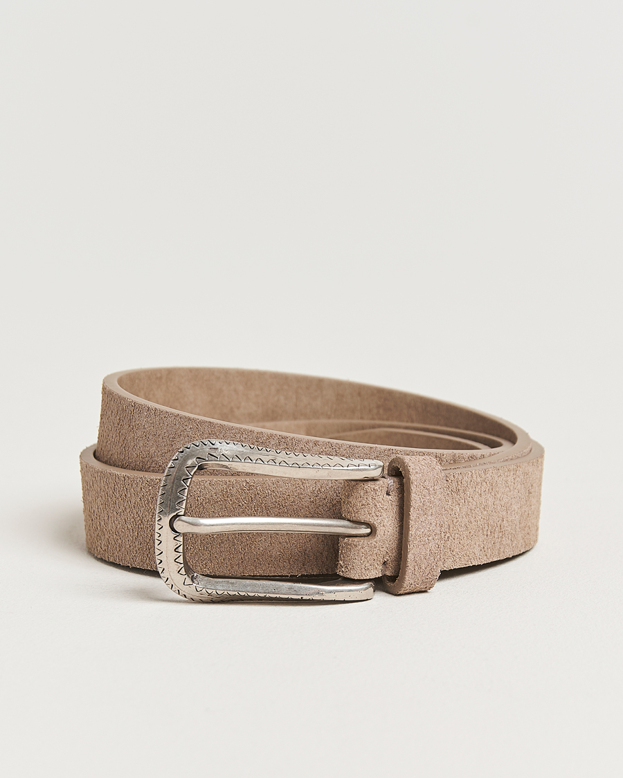 Mies | Brunello Cucinelli Plain Belt Beige Suede | Brunello Cucinelli | Plain Belt Beige Suede