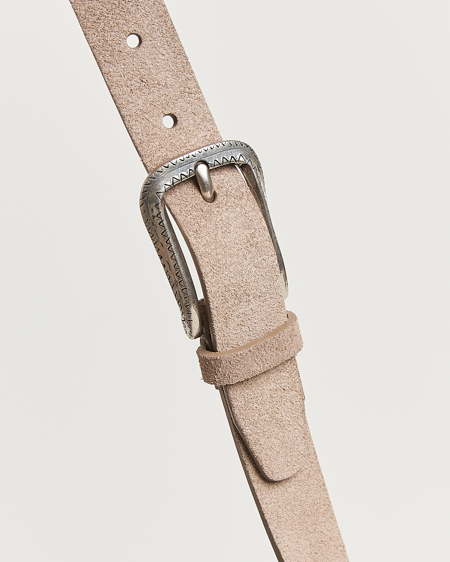 Mies | Brunello Cucinelli Plain Belt Beige Suede | Brunello Cucinelli | Plain Belt Beige Suede