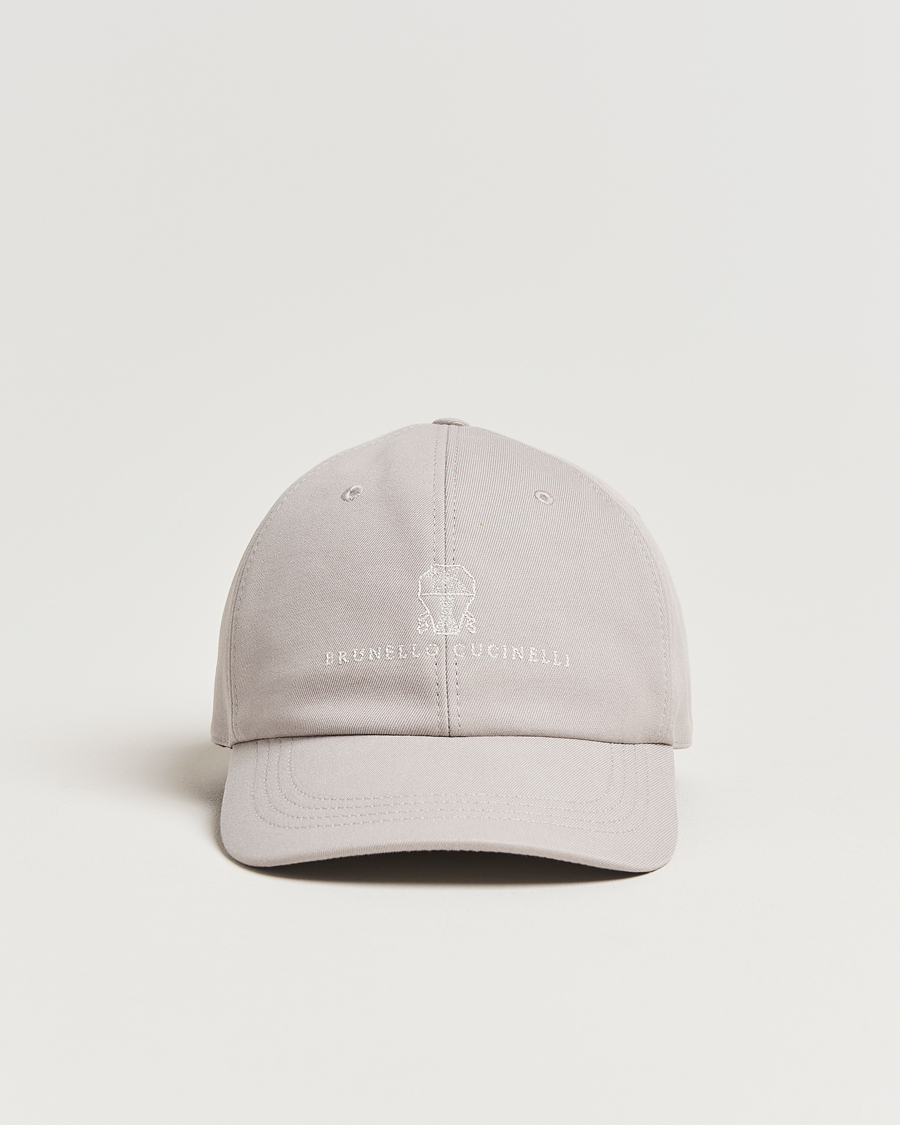 Mies | Brunello Cucinelli Cotton Baseball Cap Beige | Brunello Cucinelli | Cotton Baseball Cap Beige