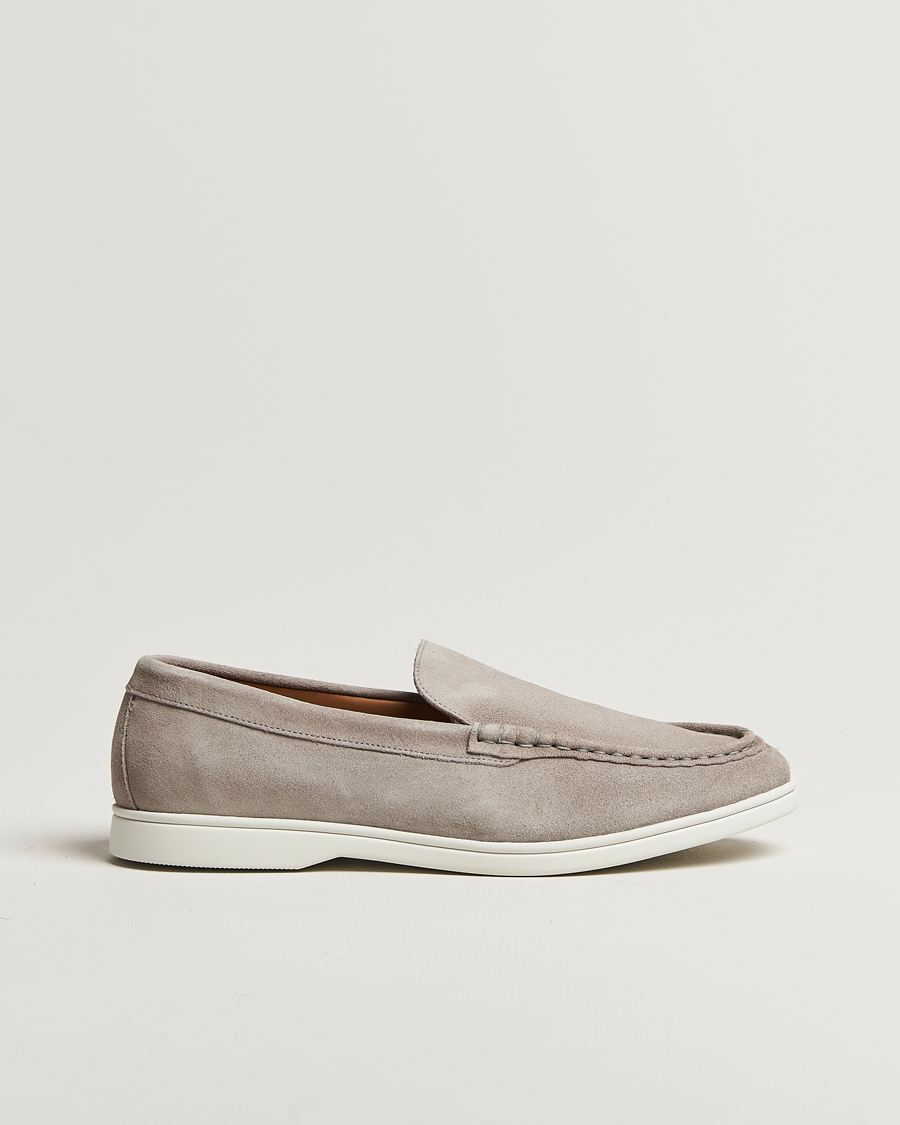 Mies | Loaferit | Charles Tyrwhitt | Suede Slip On Loafers Light Grey
