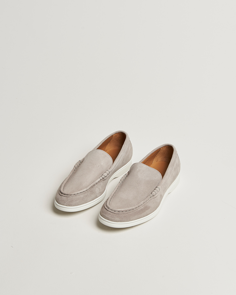 Mies | Loaferit | Charles Tyrwhitt | Suede Slip On Loafers Light Grey