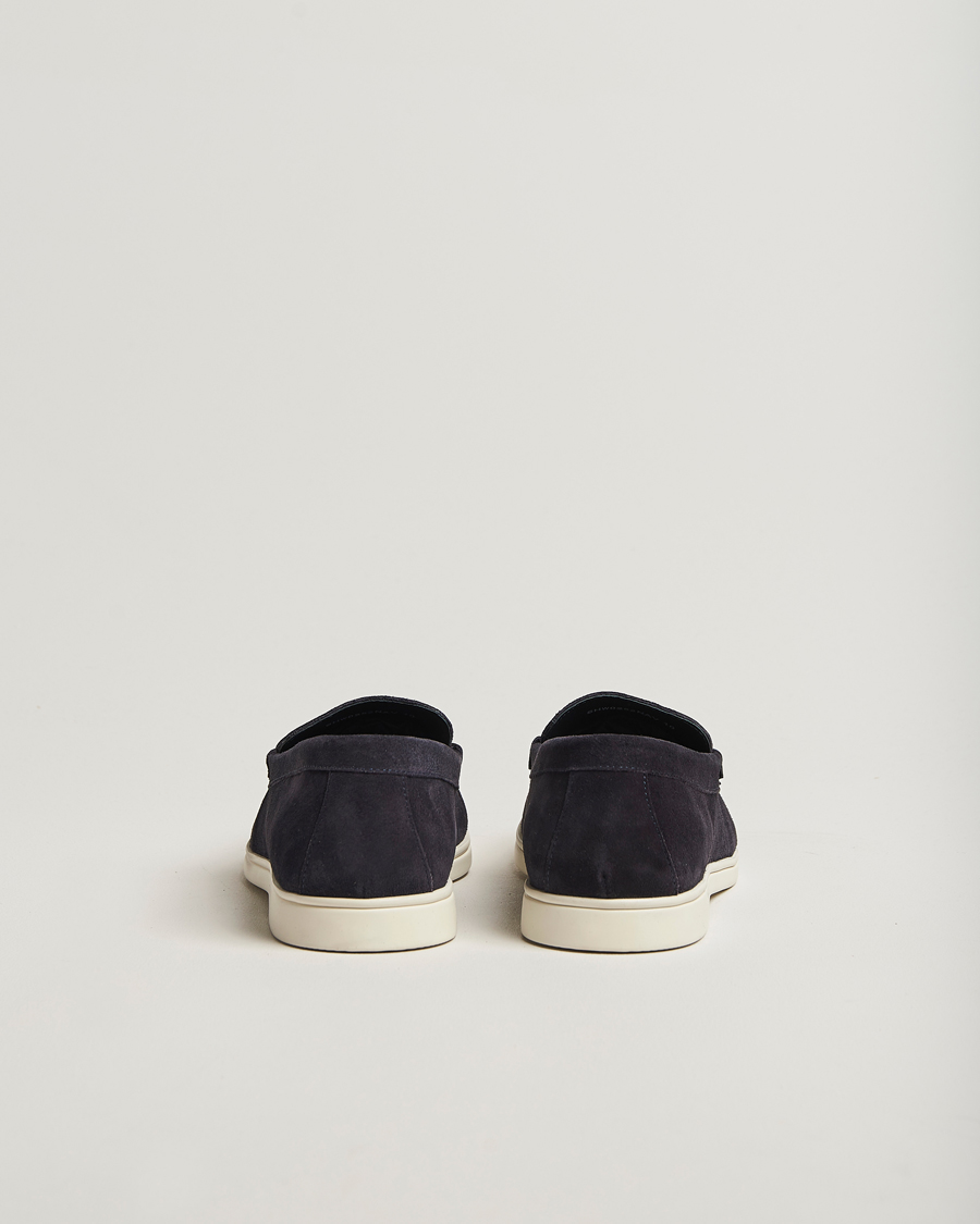 Mies | Loaferit | Charles Tyrwhitt | Suede Slip On Loafers Navy