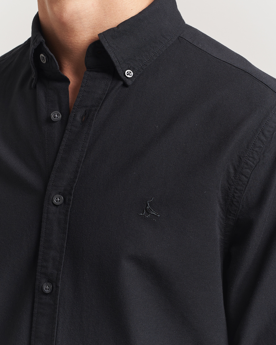 Mies | Kauluspaidat | Charles Tyrwhitt | Button Down Stretch Oxford Shirt Black