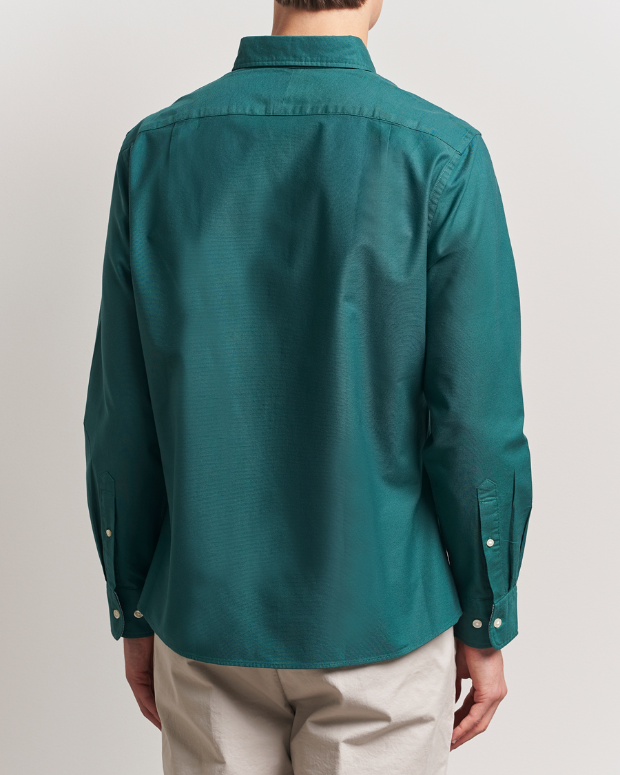 Mies | Kauluspaidat | Charles Tyrwhitt | Button Down Stretch Oxford Shirt Teal Green