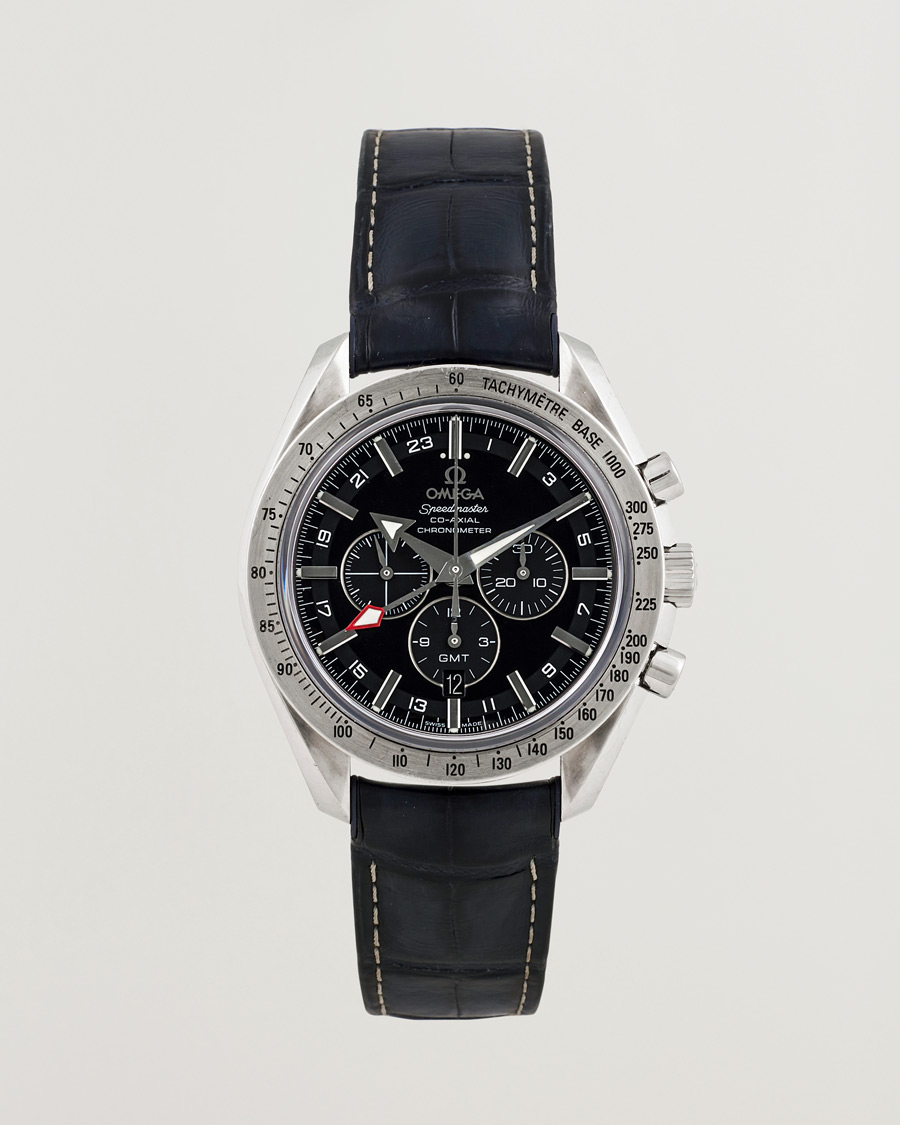 Mies | Omega Pre-Owned Speedmaster Broad Arrow GMT | Omega Pre-Owned | Speedmaster Broad Arrow GMT