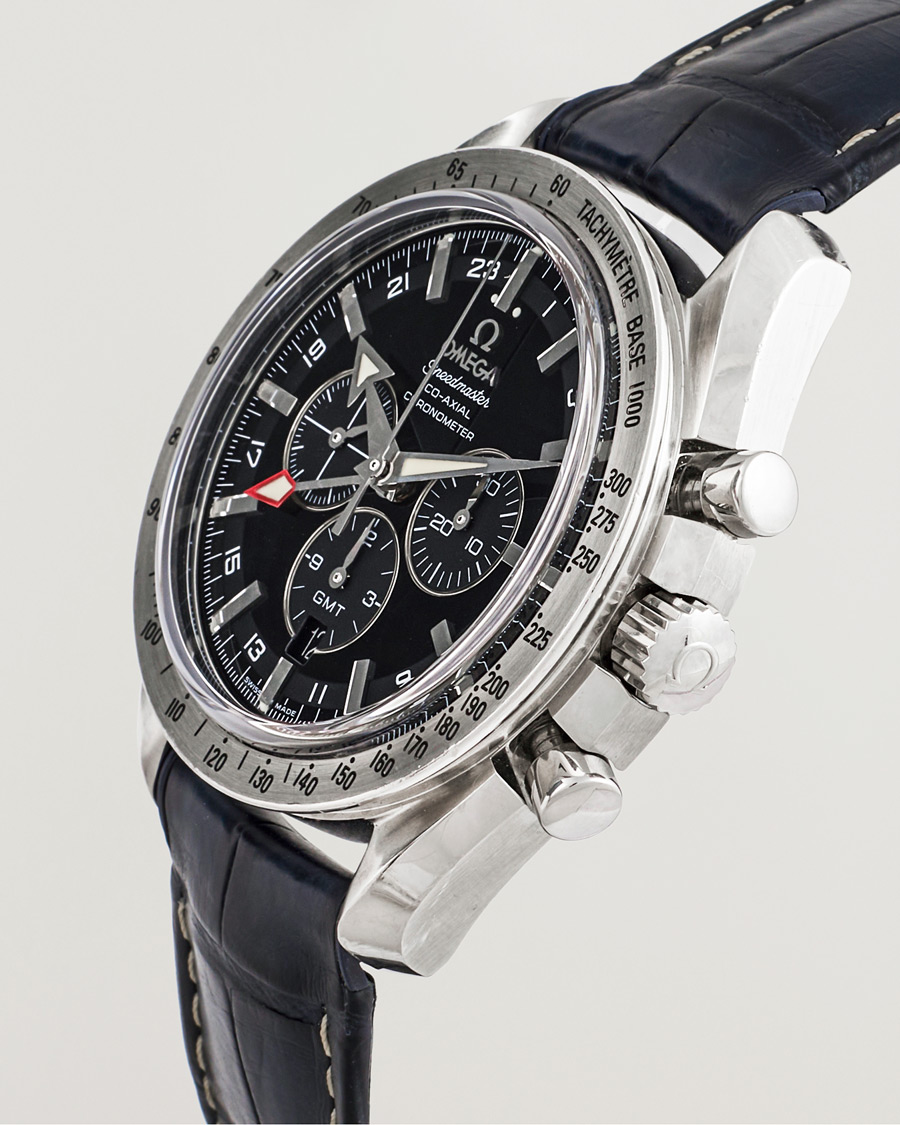 Mies | Omega Pre-Owned Speedmaster Broad Arrow GMT | Omega Pre-Owned | Speedmaster Broad Arrow GMT