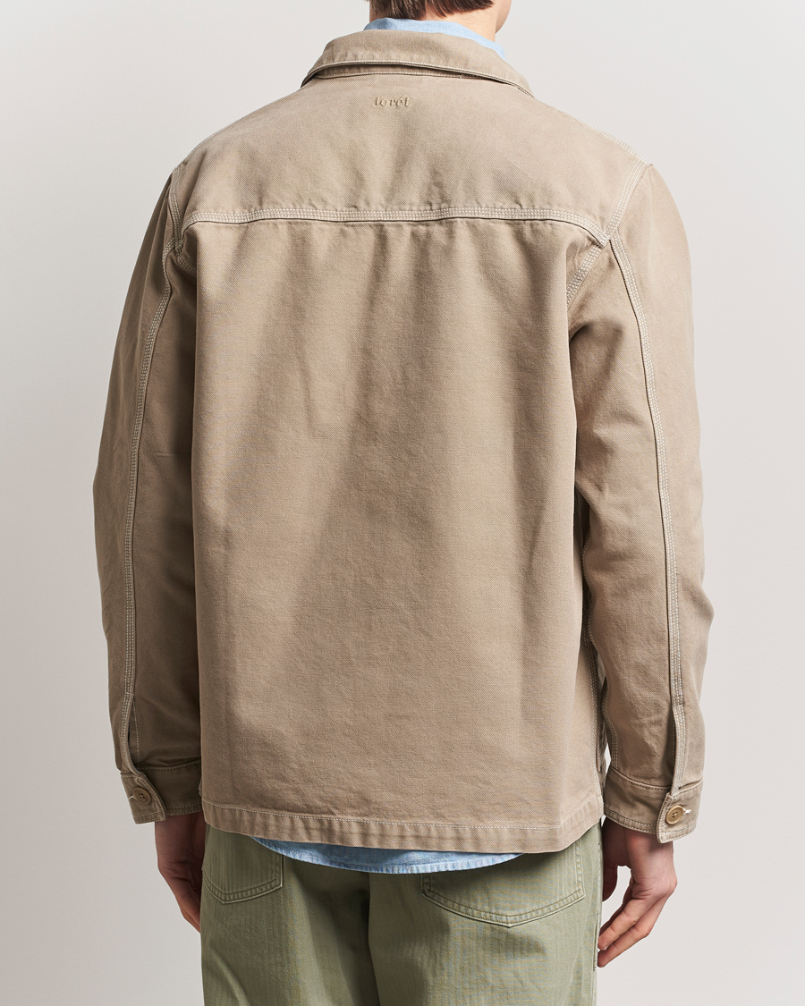 Mies | Kauluspaidat | Forét | Berry Canvas Overshirt Khaki