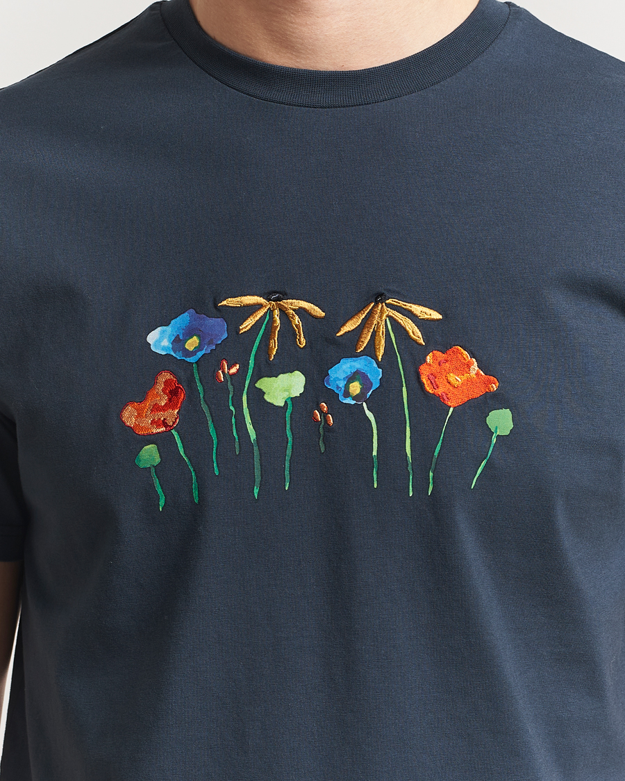 Mies | T-paidat | Forét | Botanic T-Shirt Navy