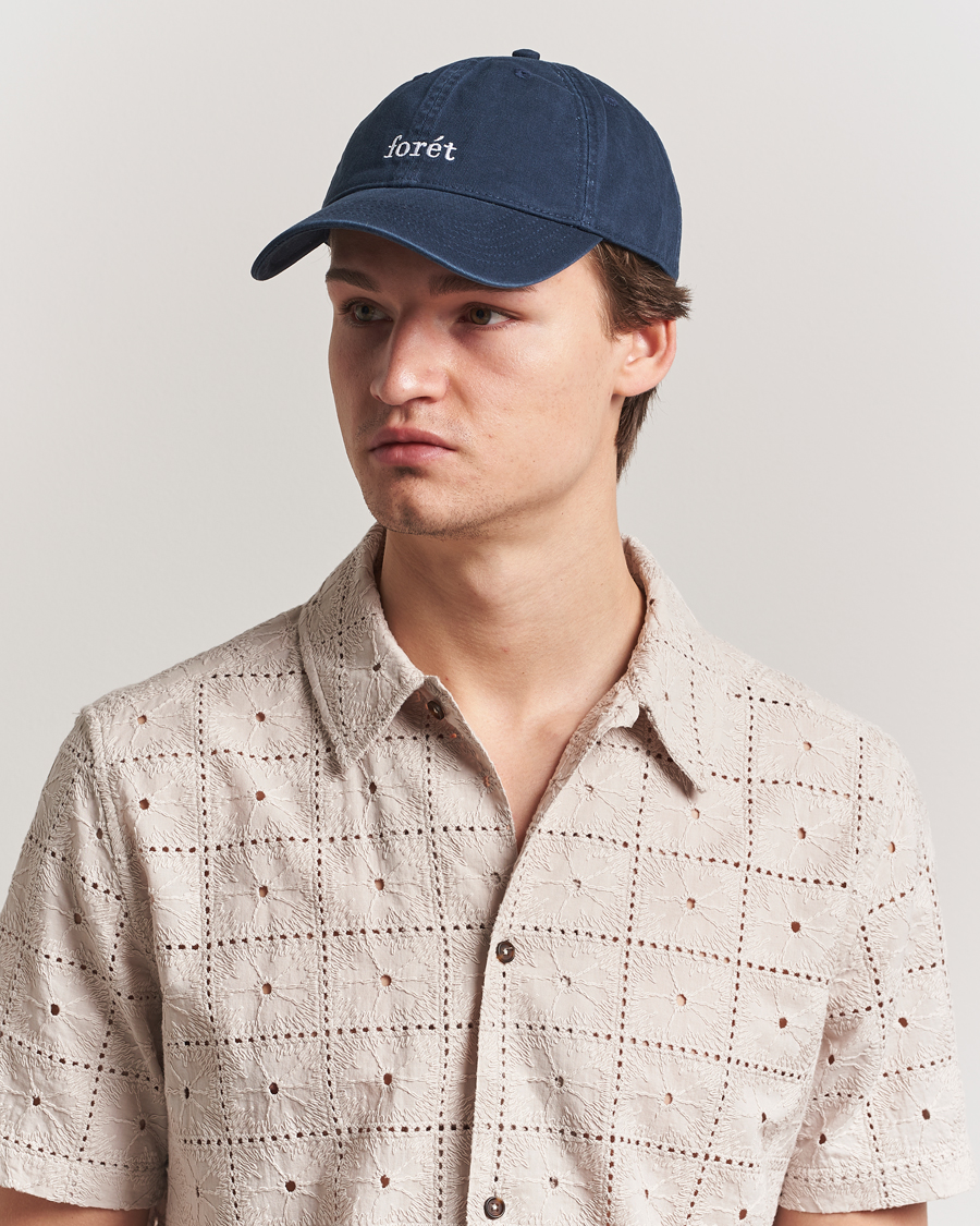 Mies | Päähineet | Forét | Hawk Washed Cap Navy