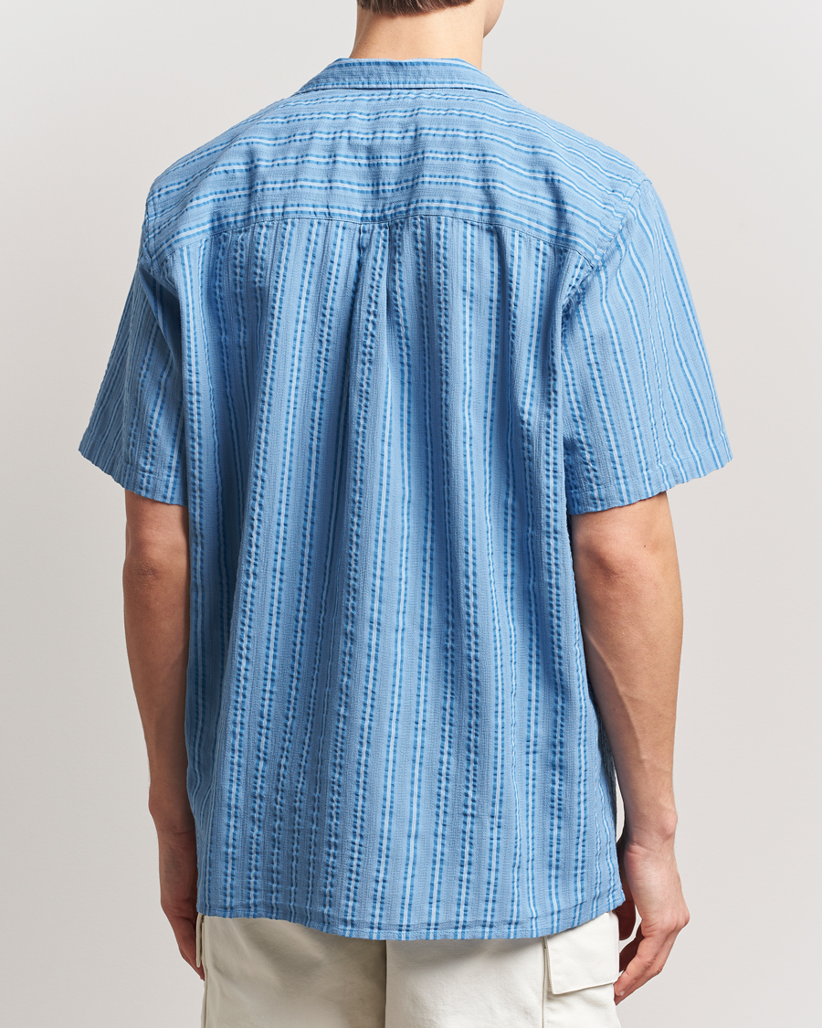 Mies | Kauluspaidat | Forét | Peer Short Sleeve Shirt Blue