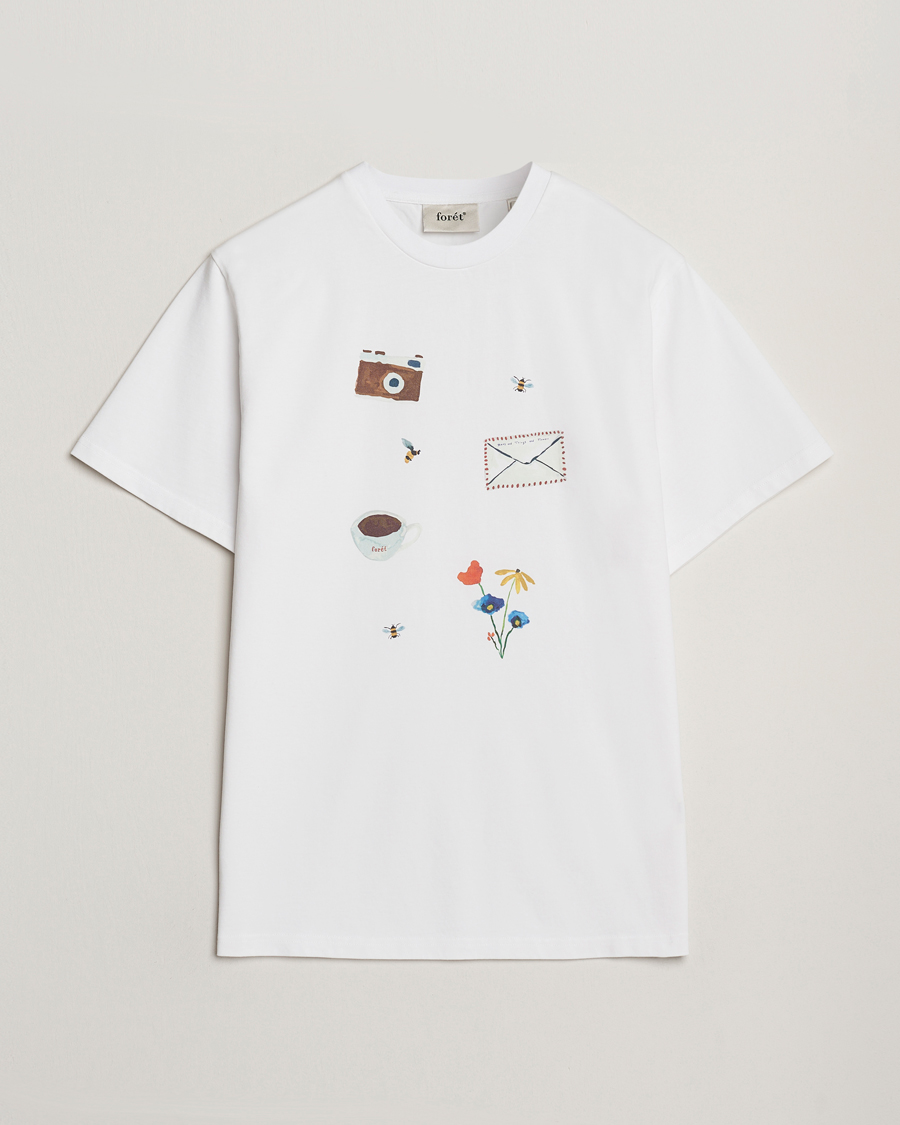 Mies | T-paidat | Forét | Things T-Shirt White