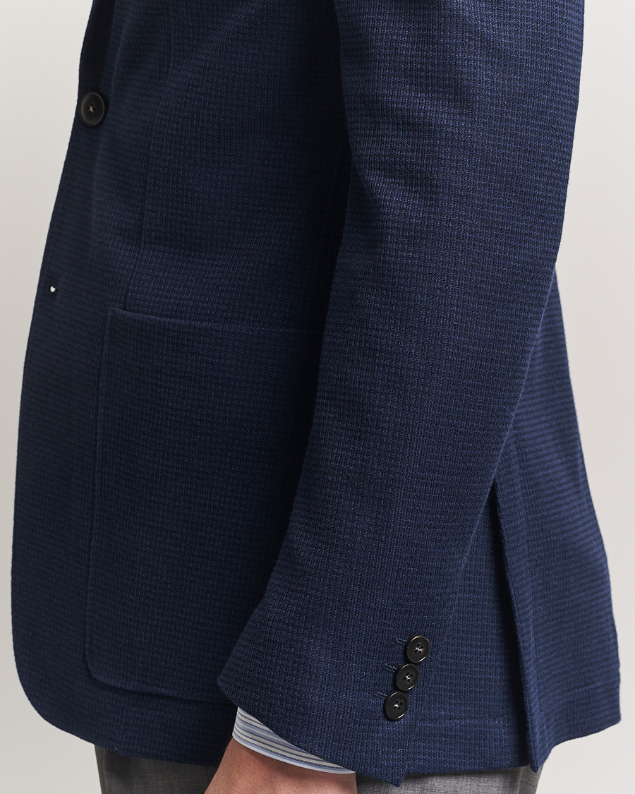 Mies | Pikkutakit | Canali | Structured Jersey Blazer Navy