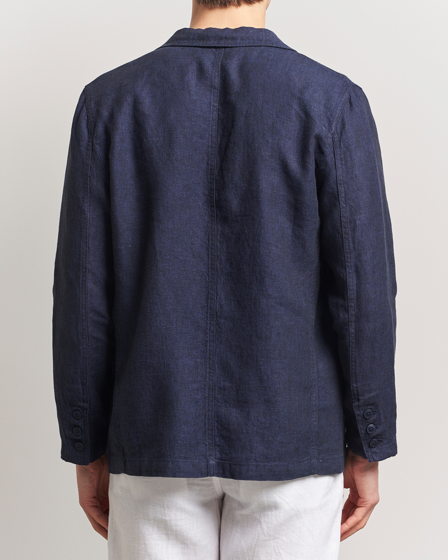 Mies | Pikkutakit | KnowledgeCotton Apparel | Linen Blazer Total Eclipse