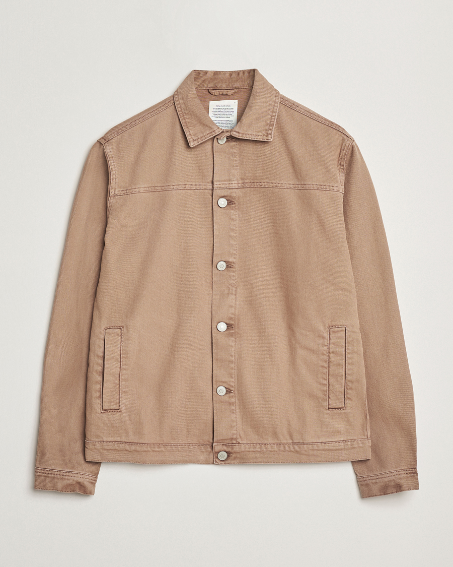 Mies | Takit | KnowledgeCotton Apparel | Twill Workwear Jacket Tiramisou