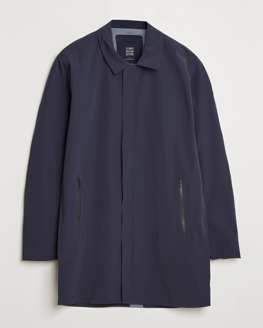Mies | Takit | Scandinavian Edition | Key II Waterproof Coat Midnight Blue
