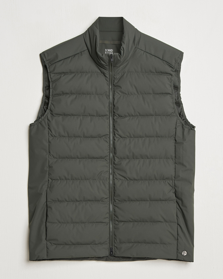 Mies | Takit | Scandinavian Edition | Ratio II Lightweight Padded Vest Dark Olive