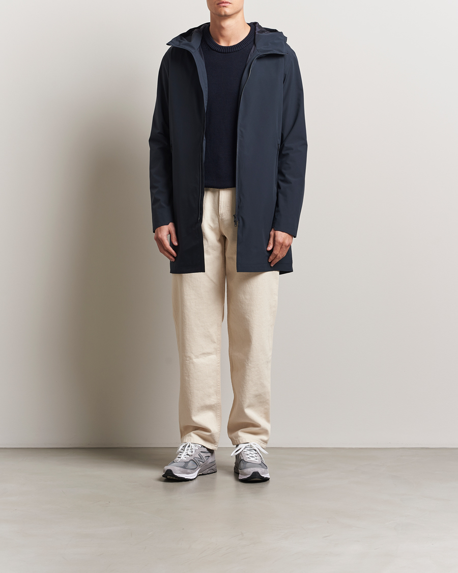 Mies | Takit | Scandinavian Edition | Screen Waterproof Coat Midnight Blue