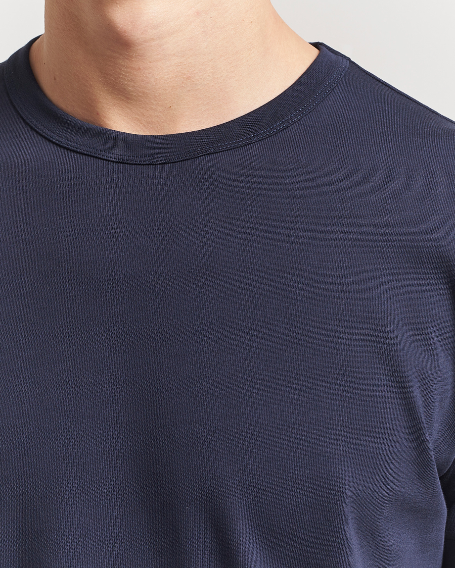 Mies | T-paidat | Sunspel | Single Jersey Supima Cotton T-Shirt Navy