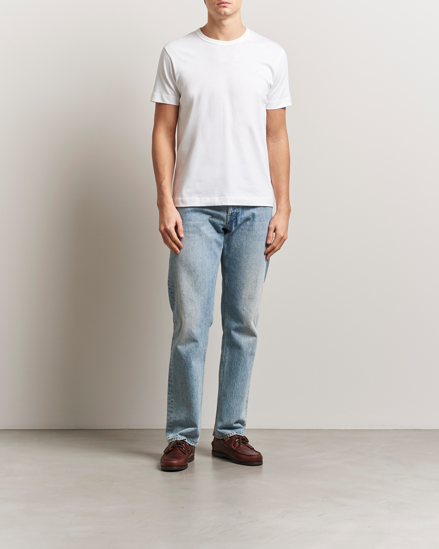 Mies | T-paidat | Sunspel | Single Jersey Supima Cotton T-Shirt White