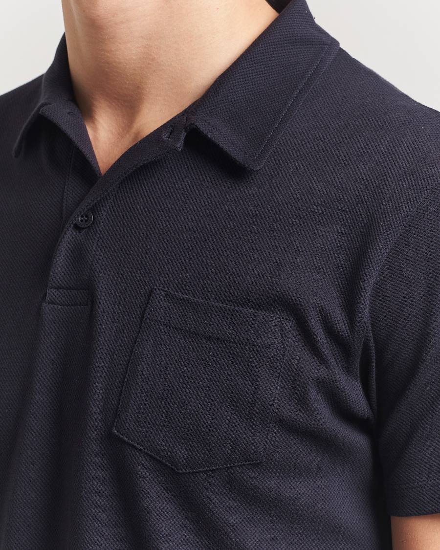 Mies | Pikeet | Sunspel | Riviera Polo Shirt Midnight Navy