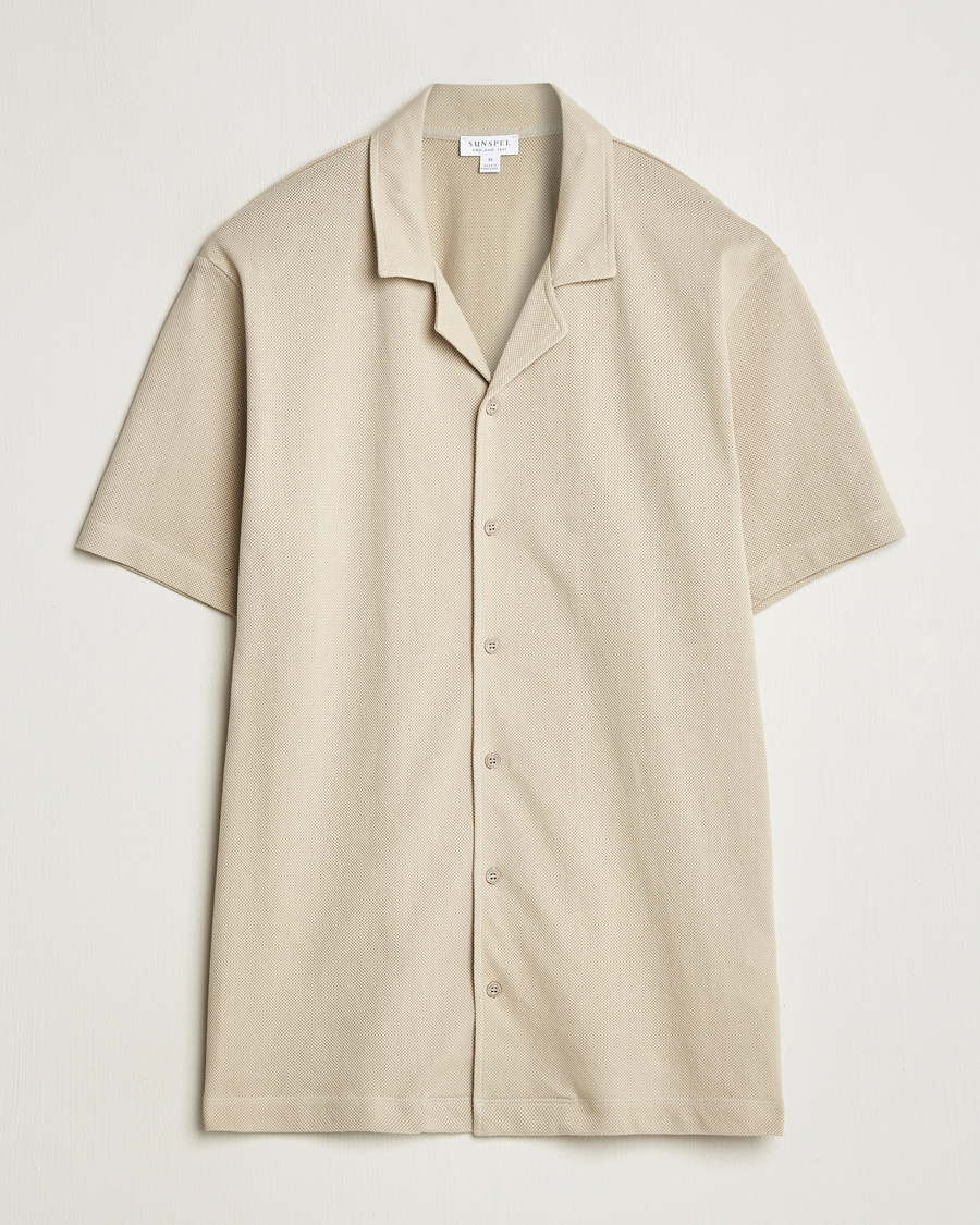 Mies | Kauluspaidat | Sunspel | Riviera Resort Shirt Ash Grey