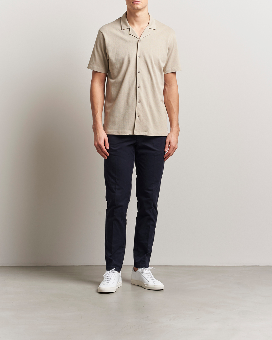 Mies | Kauluspaidat | Sunspel | Riviera Resort Shirt Ash Grey