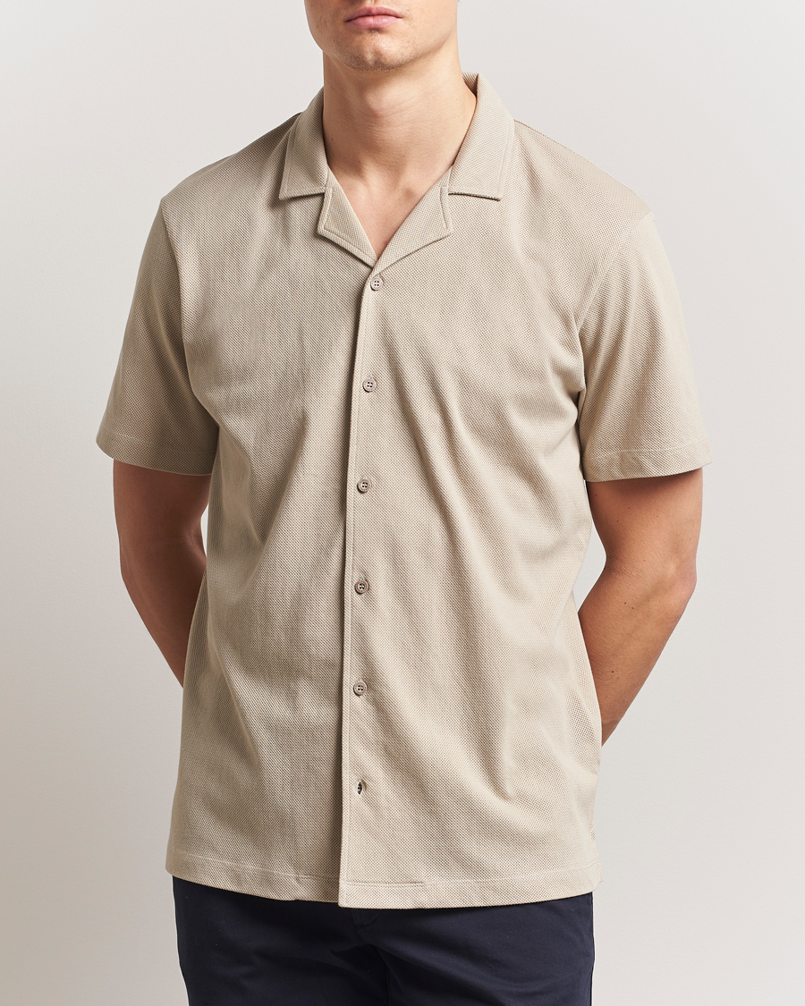 Mies | Kauluspaidat | Sunspel | Riviera Resort Shirt Ash Grey