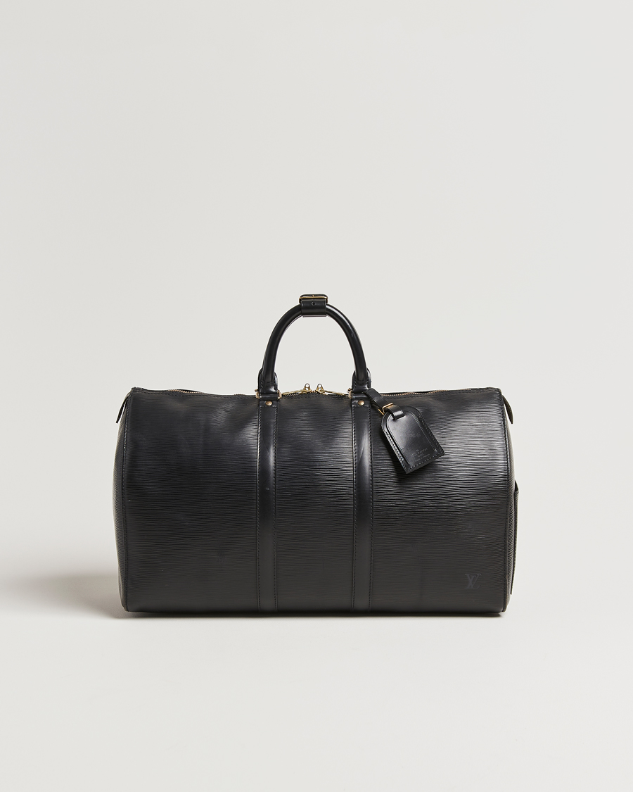 Mies | Louis Vuitton Pre-Owned Keepall 45 Epi Leather Bag Black | Louis Vuitton Pre-Owned | Keepall 45 Epi Leather Bag Black