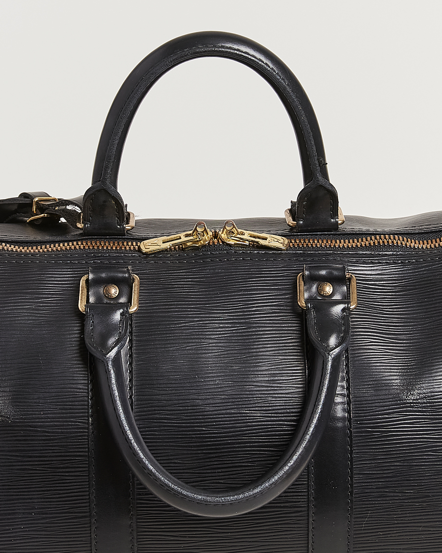 Mies | Louis Vuitton Pre-Owned Keepall 45 Epi Leather Bag Black | Louis Vuitton Pre-Owned | Keepall 45 Epi Leather Bag Black