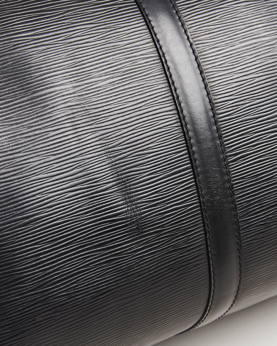 Mies | Louis Vuitton Pre-Owned Keepall 45 Epi Leather Bag Black | Louis Vuitton Pre-Owned | Keepall 45 Epi Leather Bag Black