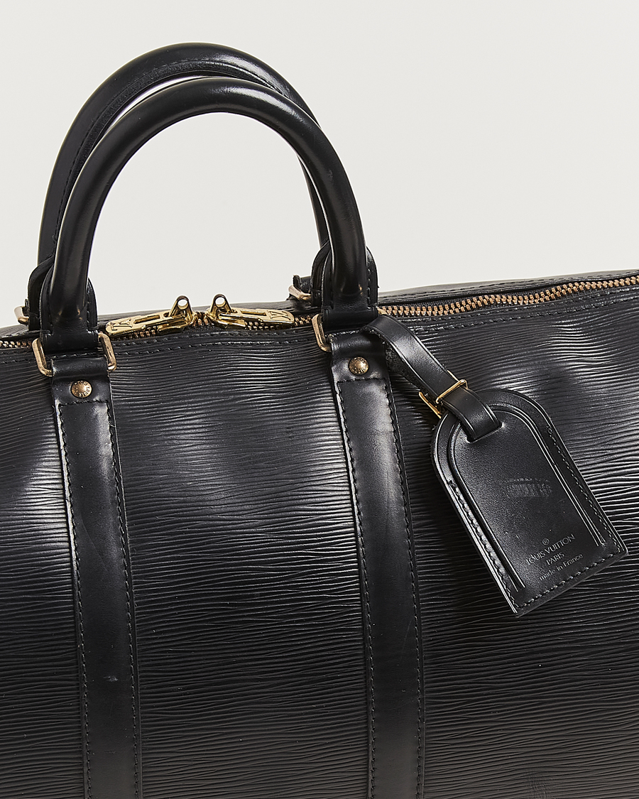 Mies | Louis Vuitton Pre-Owned Keepall 45 Epi Leather Bag Black | Louis Vuitton Pre-Owned | Keepall 45 Epi Leather Bag Black
