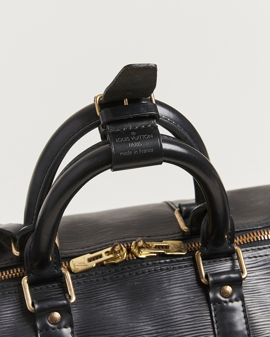 Mies | Louis Vuitton Pre-Owned Keepall 45 Epi Leather Bag Black | Louis Vuitton Pre-Owned | Keepall 45 Epi Leather Bag Black