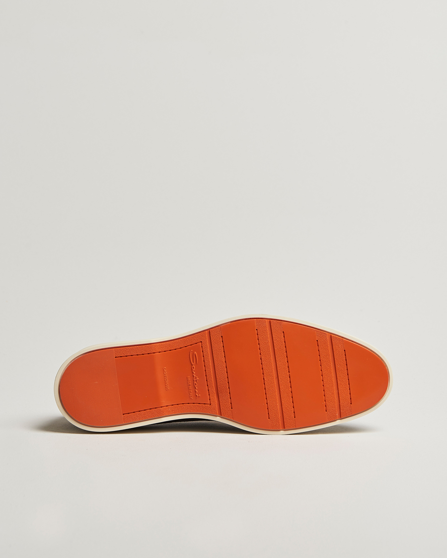 Mies | Santoni Detroit Loafers Black Suede | Santoni | Detroit Loafers Black Suede