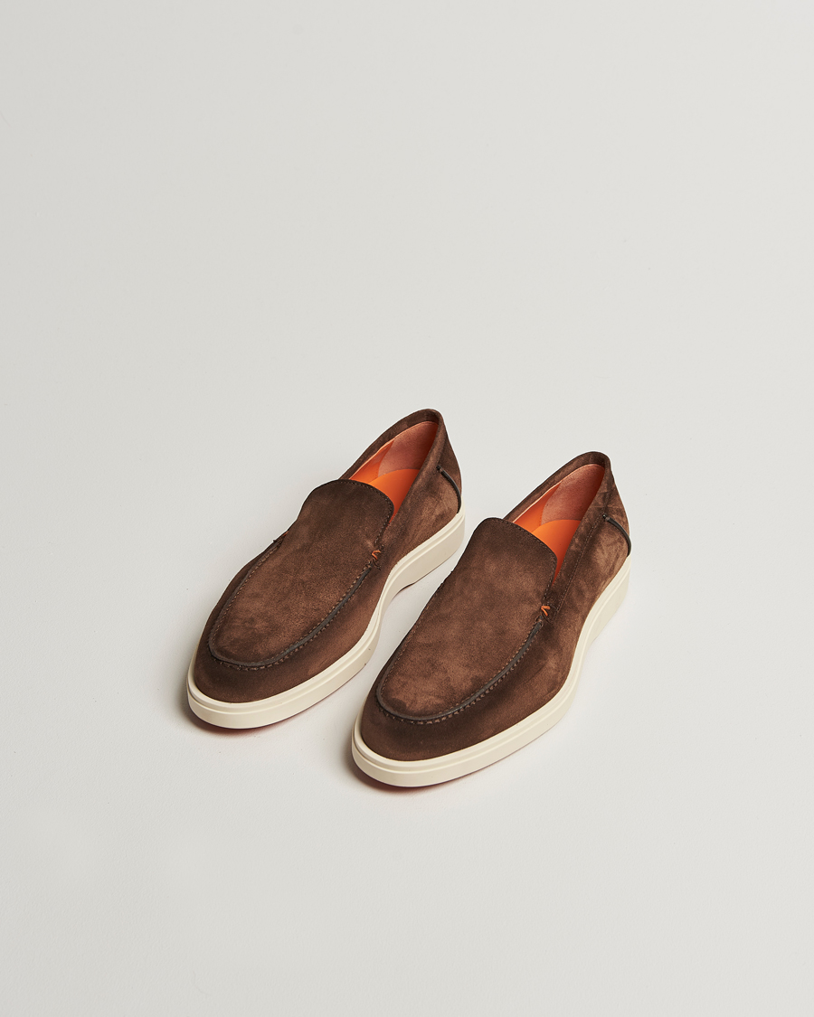 Mies | Loaferit | Santoni | Detroit Loafer Brown Suede
