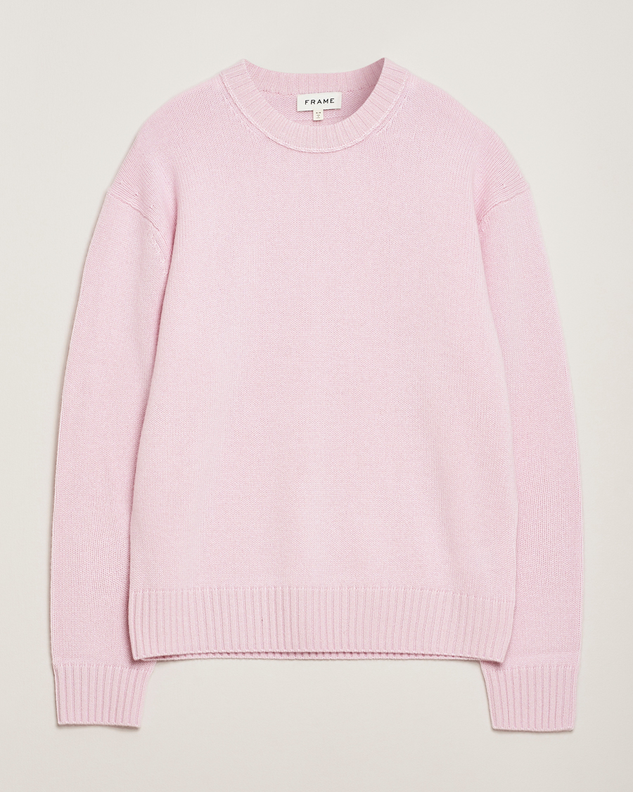 Mies | Puserot | FRAME | Cashmere Crewneck Light Pink