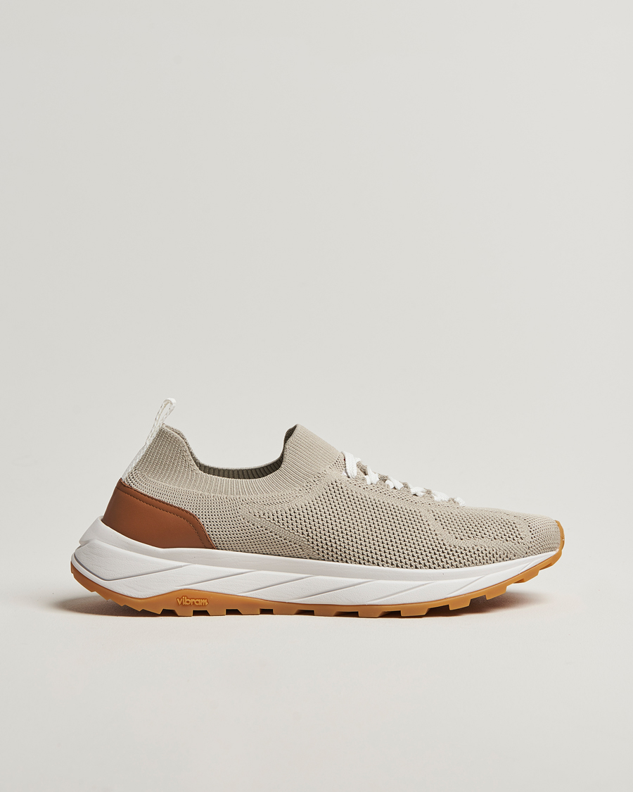Mies | Kiton Mesh Running Sneakers Beige | Kiton | Mesh Running Sneakers Beige