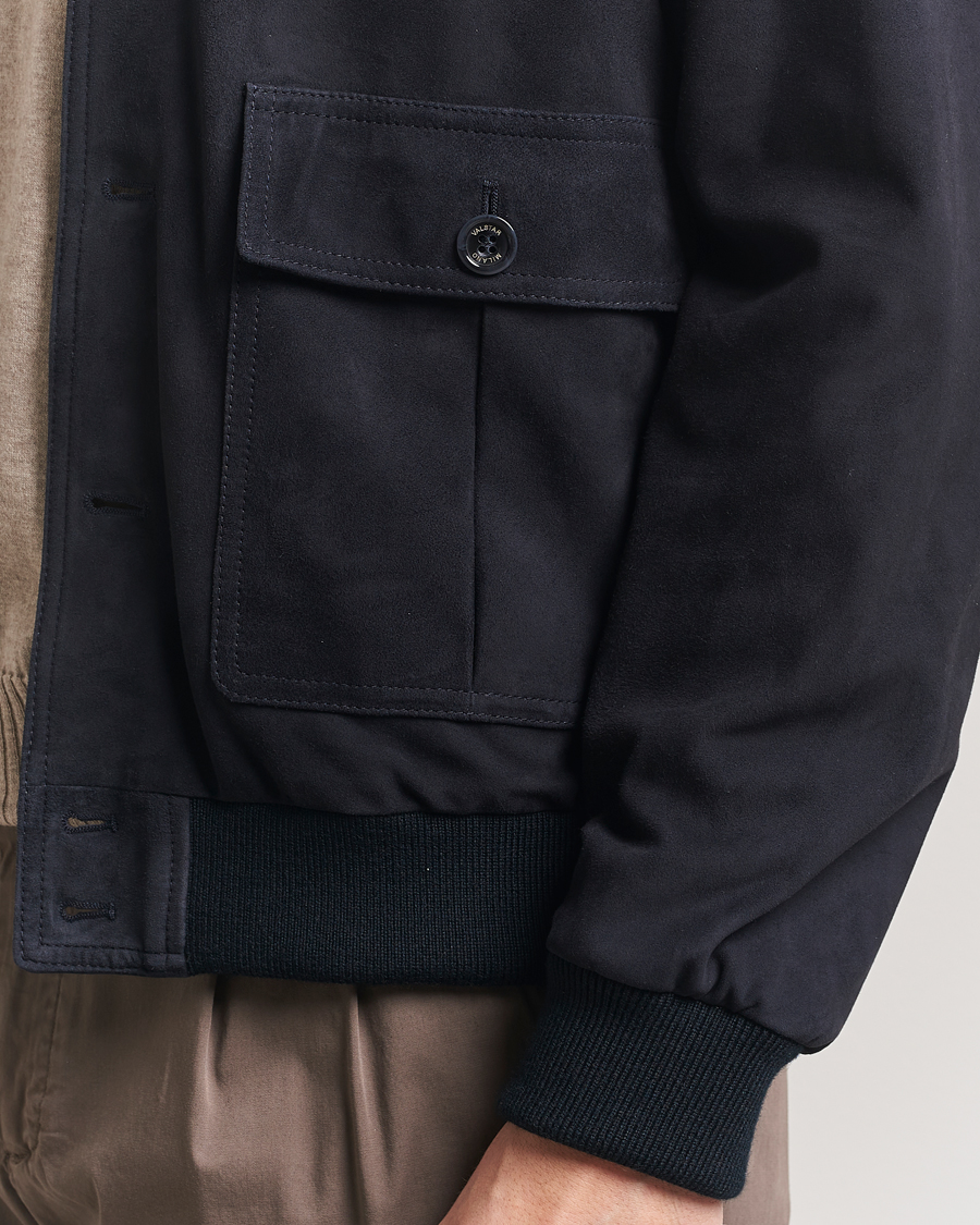 Mies | Takit | Valstar | Valstarino Suede Jacket Navy
