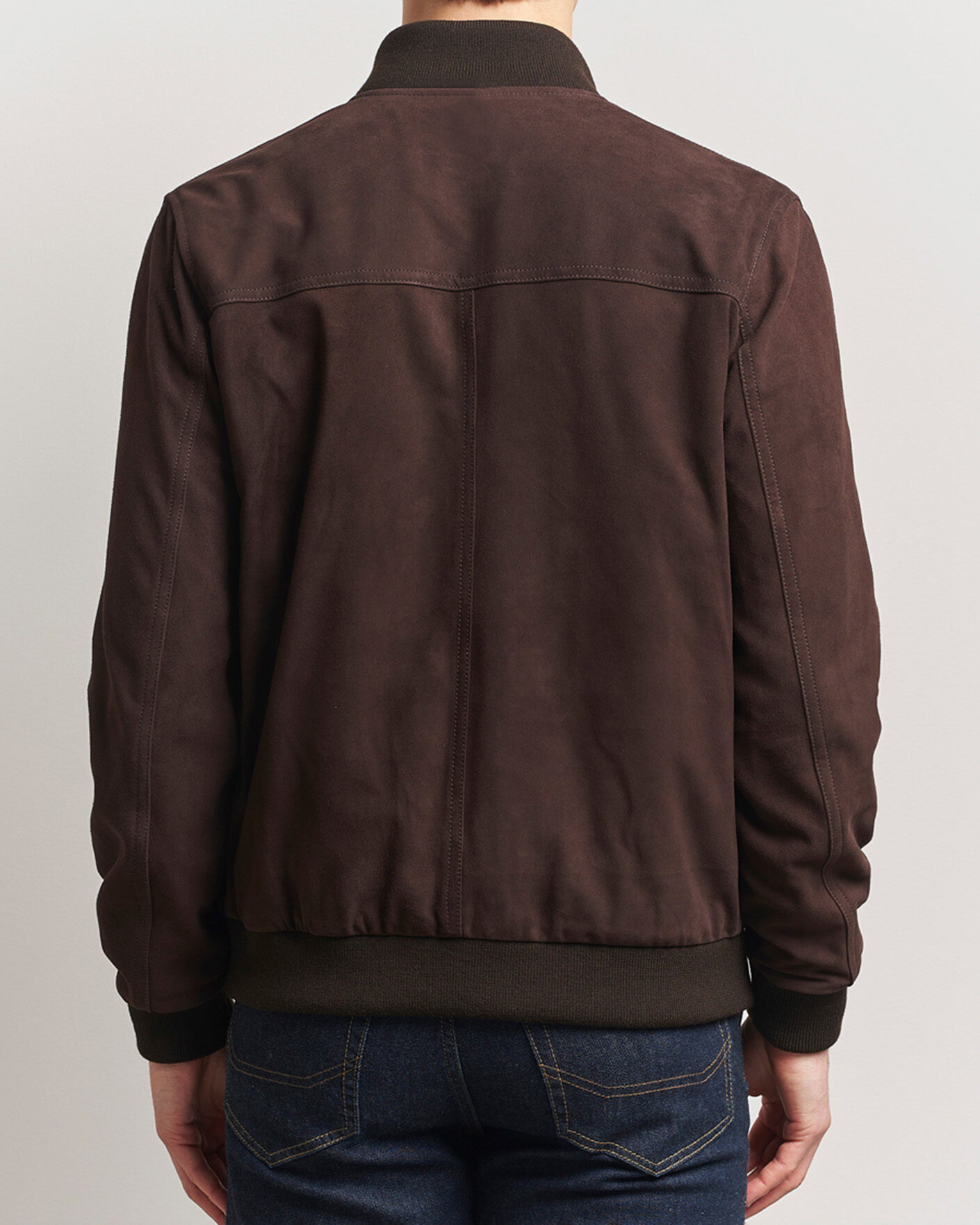 Mies | Takit | Valstar | Valstarino Suede Jacket Dark Brown