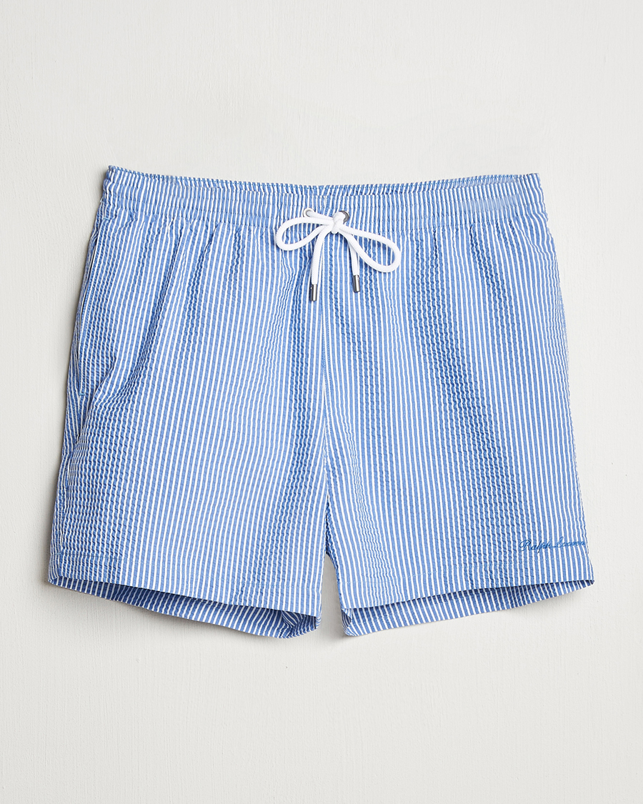 Mies | Uimahousut | Ralph Lauren Purple Label | Amalfi Swim Shorts Light Blue