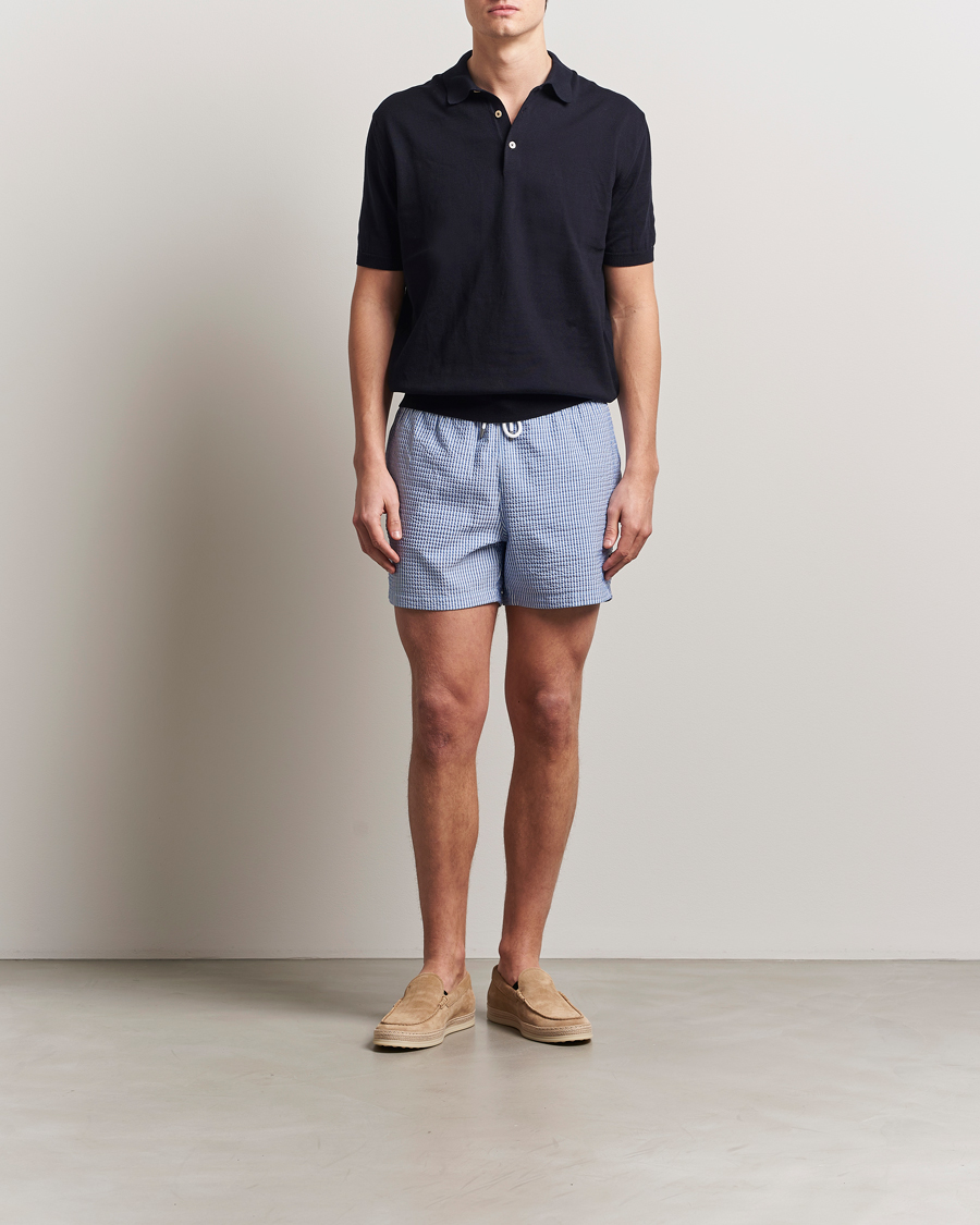 Mies | Uimahousut | Ralph Lauren Purple Label | Amalfi Swim Shorts Light Blue
