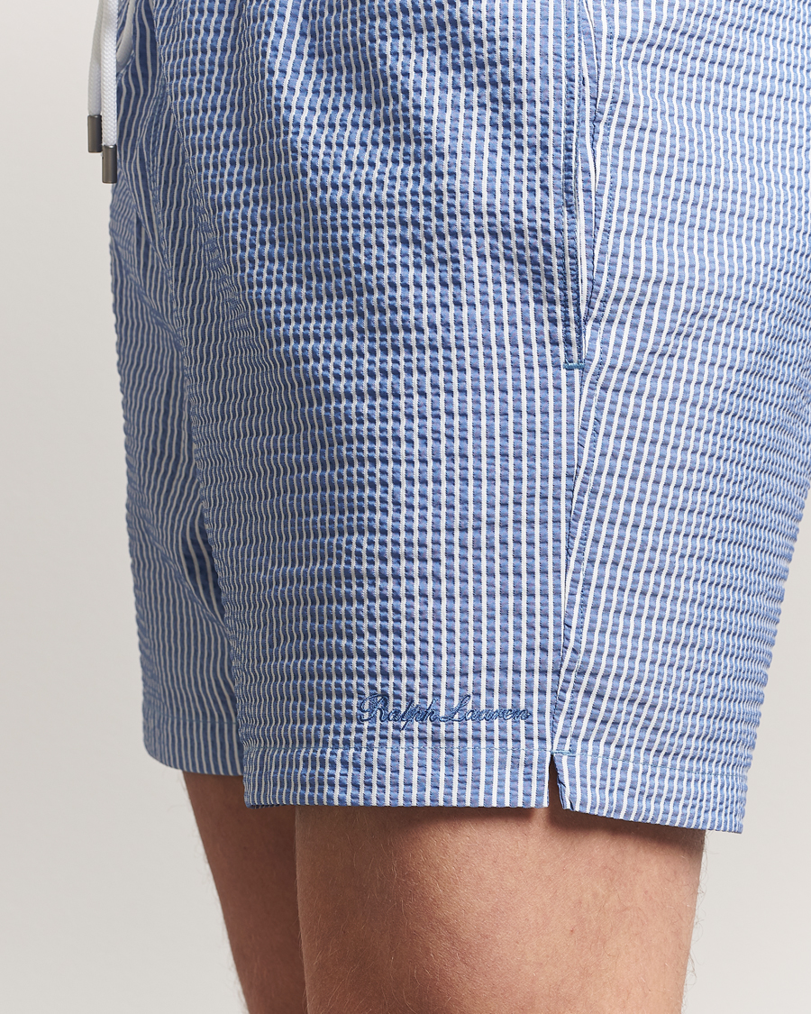 Mies | Uimahousut | Ralph Lauren Purple Label | Amalfi Swim Shorts Light Blue